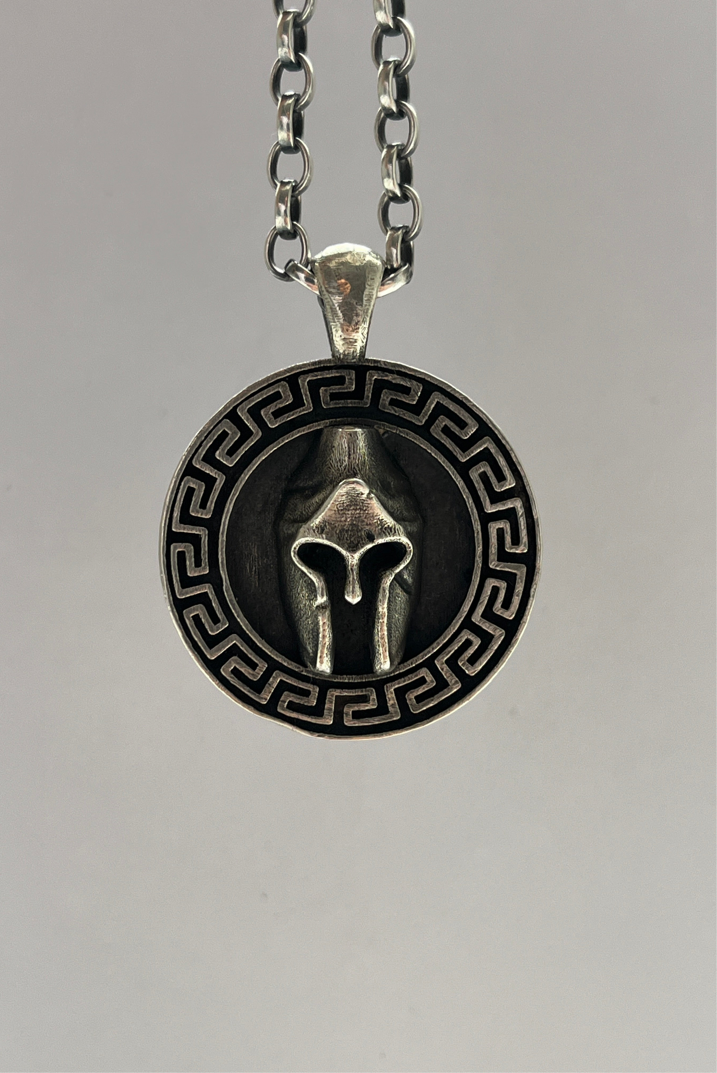 Corinthian Geometric Pendant