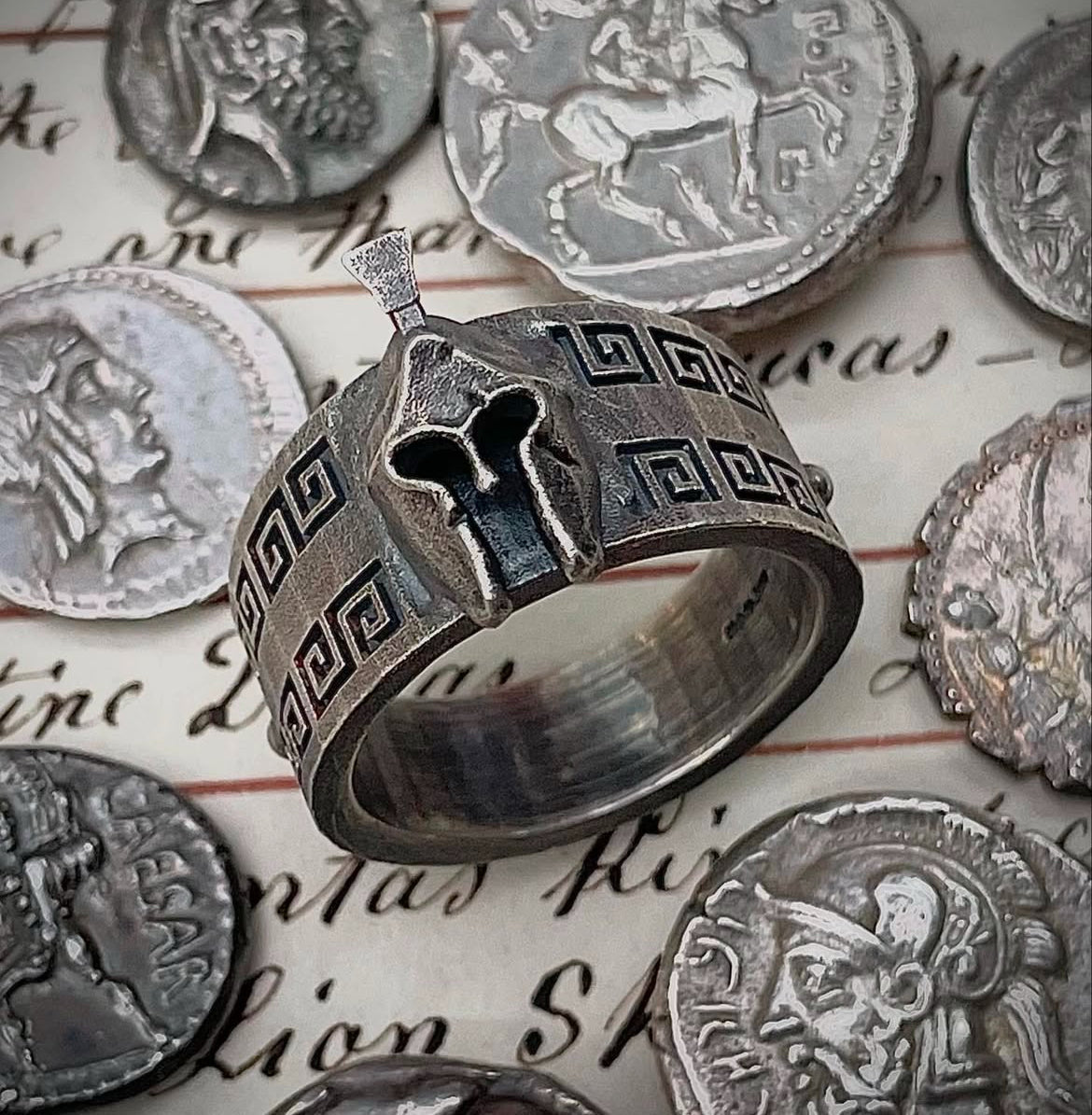 Corinthian Helmet Ring